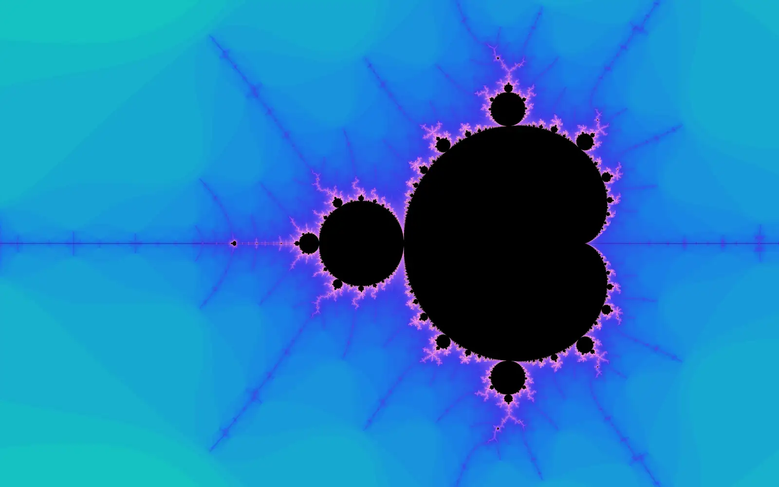 My first attempt at rendering the Mandelbrot Set. Not bad, eh?